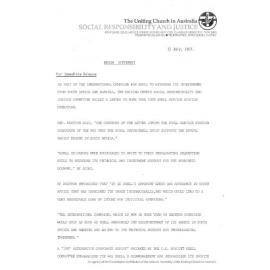 Letter to Shell service station operators