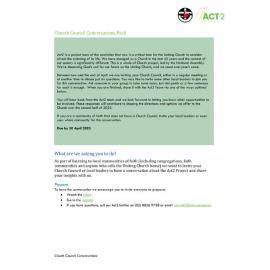 Explore Phase : Church Council Conversations Pack