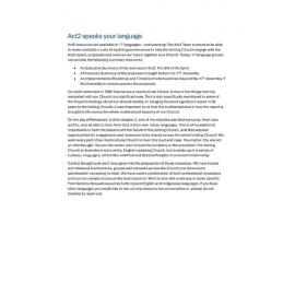 Act2 speaks your language