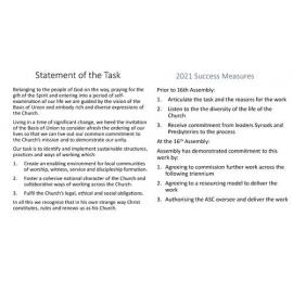 Future of the Church Project progress overview (PowerPoint) v1