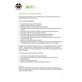Act2 Phase Two Overview and Data