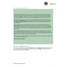 Act2 Collective Discernment Phase - Church Council Response Guide