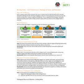 Act2 Workstream 4: Theological Culture and Education Briefing Notes
