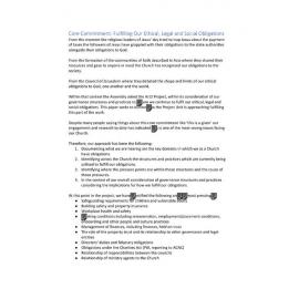 Core Commitment: Fulfilling our ethical, legal and social obligations April 2023