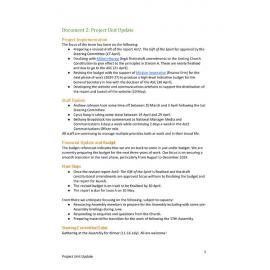Act2 Project Unit Update Document 2 April 2024