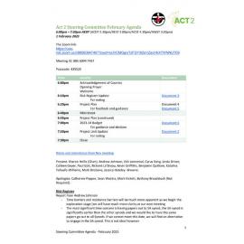 Act2 ASC Agenda with Meeting Notes February 2023