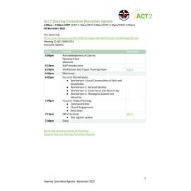 Act2 ASC Agenda November 2022