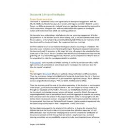 Act2 Project Unit Update Document 2 October 2023