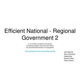 Efficient National - Regional Government 2 (PowerPoint)