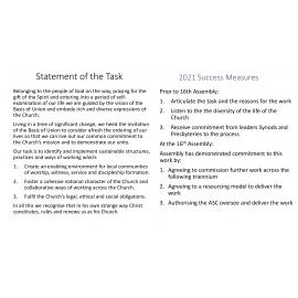 Future of the Church Project progress overview (PowerPoint) v3