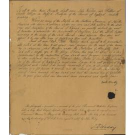 John Wesley's 1784 letter setting apart Rev Thomas Coke for ministry in North America