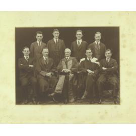 Camden College - Warden and students 1937