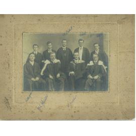 Camden College - Warden and students - circa 1911