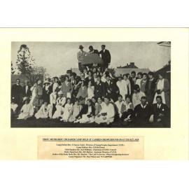 First Methodist Crusader Camp, Camden 1929