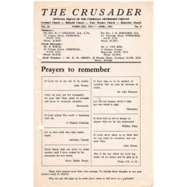 Corrimal Methodist Circuit Plan-1974