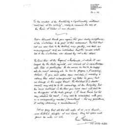 Ian Gillman's letter to the 'Revolting Fathers'