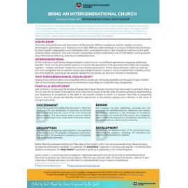 Being an Intergenerational church #6