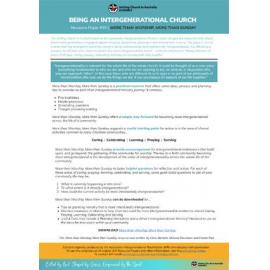 Being an Intergenerational church #10