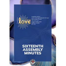 Minutes of the Sixteenth Assembly