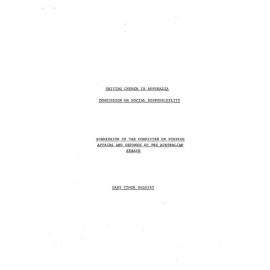 First Timor Enquiry : Submission to the Committee on Foreign Affairs and Defence of the Australian Senate