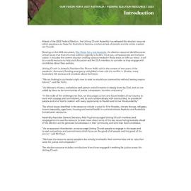 Federal Election Resource 2022