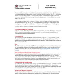 ASC Update Nov 2021