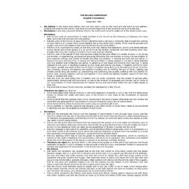 Belhair Confession 1986