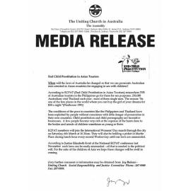 End child prostitution in Asian tourism