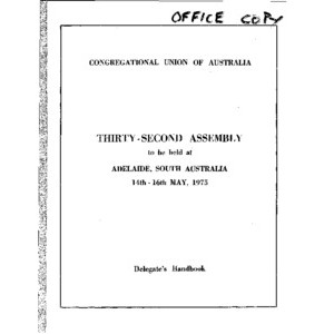 Handbook - Thirty-Second Assembly
