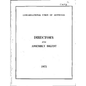 Directory & Digest - Thirtieth Assembly