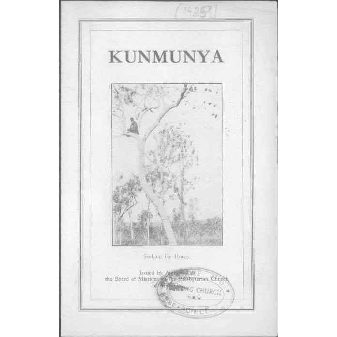 Kunmunya : [report and impressions of a visit to Kunmunya by Mr. and Mrs. H.R. Balfour] / by H.R. Balfour. [with enclosed loose b&w photo of Rev. J. R. B. Love and Mrs Love, with their young son, and unidentified clergyman and Asian male]