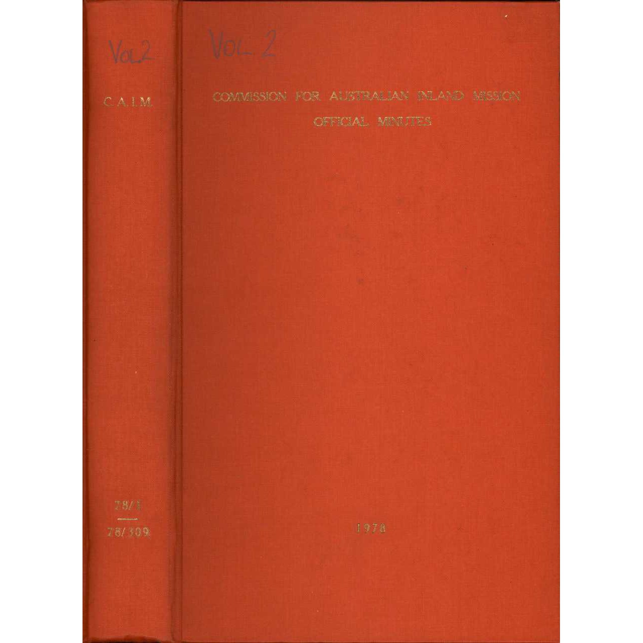 Commission on Australian Inland Mission of the Uniting Church in Australia Minutes of Executive Meetings