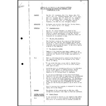 Assembly Standing Committee - Minutes - Feb 1979