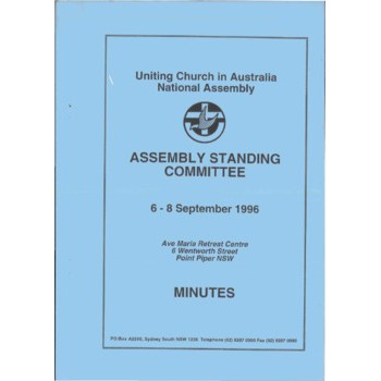 Assembly Standing Committee - Minutes - Sep 1996
