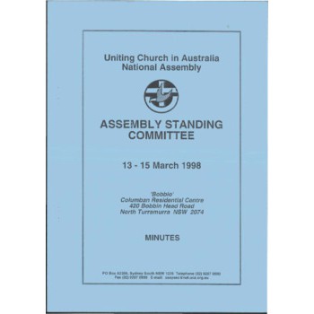 Assembly Standing Committee - Minutes - Mar 1998