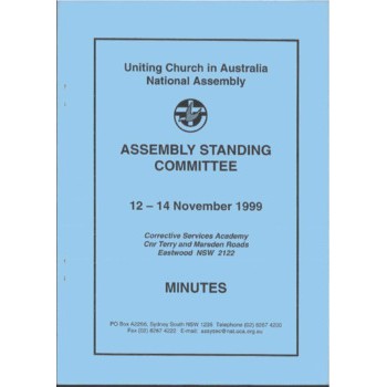 Assembly Standing Committee - Minutes - Nov 1999