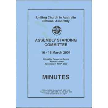 Assembly Standing Committee - Minutes - Mar 2001