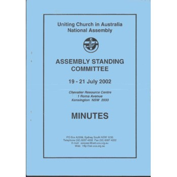 Assembly Standing Committee - Minutes - Jul 2002