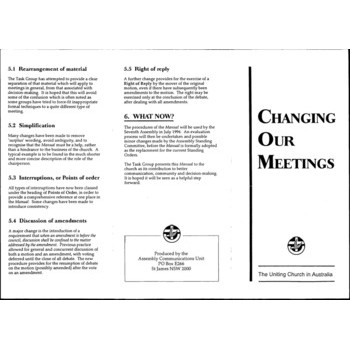 Changing Our Meetings