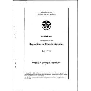 Guidelines for the Support of the Regulations on Church Discipline