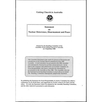 Statement on Nuclear Deterrence, Disarmament and Peace