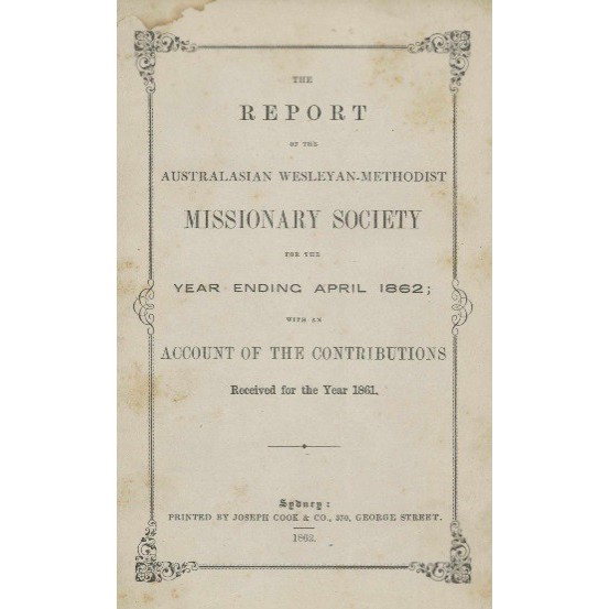 Australasian Wesleyan Methodist Missionary Society - 7th Annual Meeting