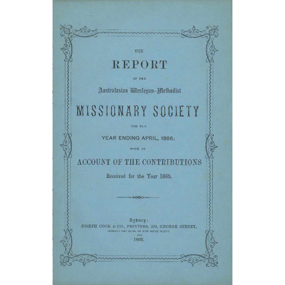 Australasian Wesleyan Methodist Missionary Society - 11th Annual Meeting