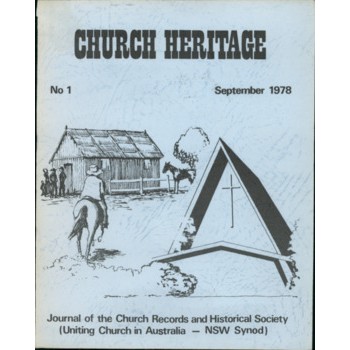 Church Heritage, No.1