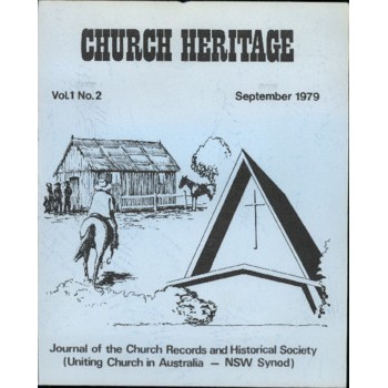 Church Heritage, Vol.1 No.2