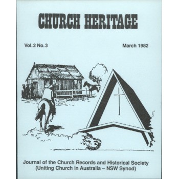 Church Heritage, Vol.2 No.3