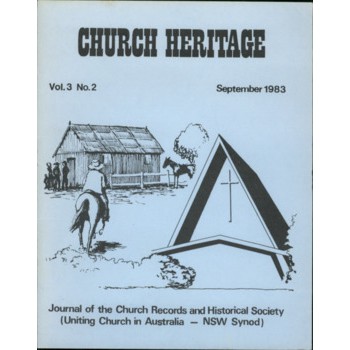 Church Heritage, Vol.3 No.2