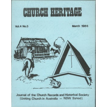 Church Heritage, Vol.4 No.3