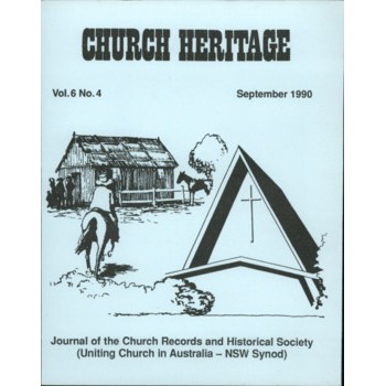 Church Heritage, Vol.6 No.4