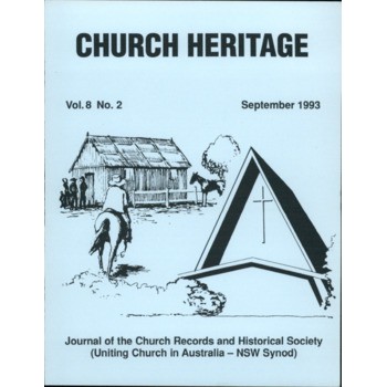 Church Heritage, Vol.8 No.2